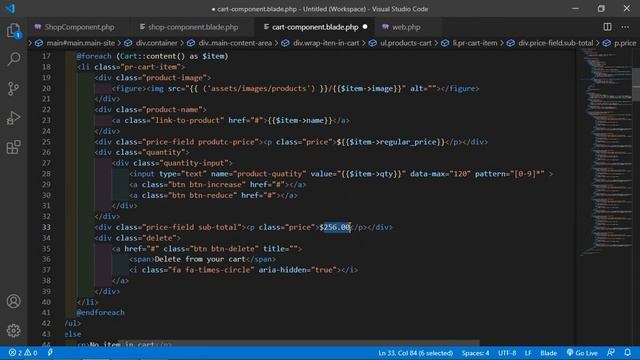 Laravel 8 E-Commerce - Shopping Cart