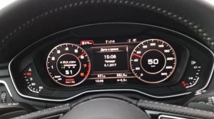 Audi A5 2017 2.0 TFSI 249 hp 0-100 km\h 1 attempt