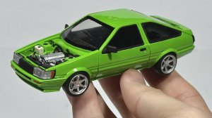 Редкая Toyota Trueno AE86 Levin ручной работы из пластилина