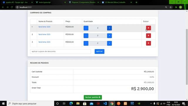 [DEV] Carrinho De Compras Feito Em Vue Js, Laravel 8 Com Graphql, Type-Script E Postgres смотреть онлайн