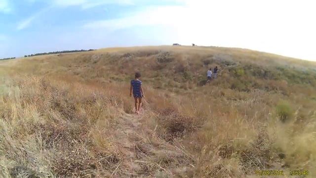 Дон, ст. Трехостровская август, Меловые горы, Капище огнепоклонников, паром.