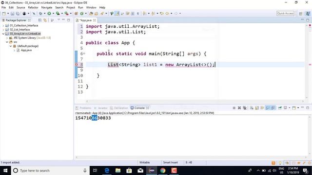 91 ArrayList vs LinkedList