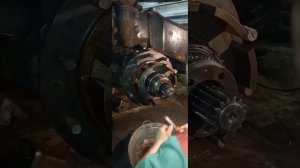 снятие бортовой на колёсной экскаваторе хундай