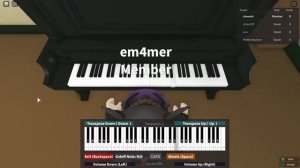 Roblox Piano (Runaway - Kanye West (Ramin Djawadi)