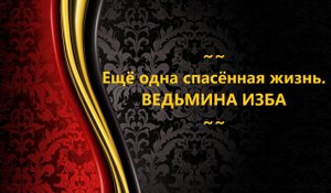 ЕЩЁ ОДНА СПАСЁННАЯ ЖИЗНЬ...АВТОР: ИНГА ХОСРОЕВА