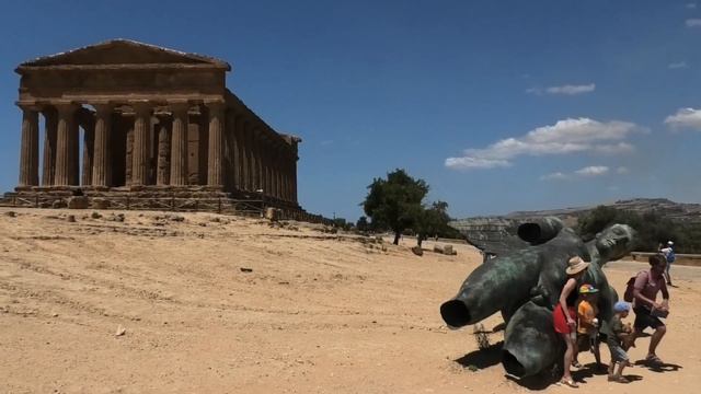 Agrigento, Valley of the Ancient Greek   Temples in Sicily,  UNESCO world Heritage in Italy