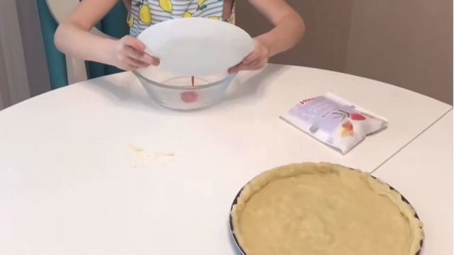 Пирог с малиной из песочного теста смотреть онлайн