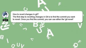 How to revert changes in git?