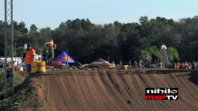 BATTLE: Nick Romano vs. Ryder DiFrancesco - 65 7-9 Main Events | Mini O's Supercross смотреть онлайн