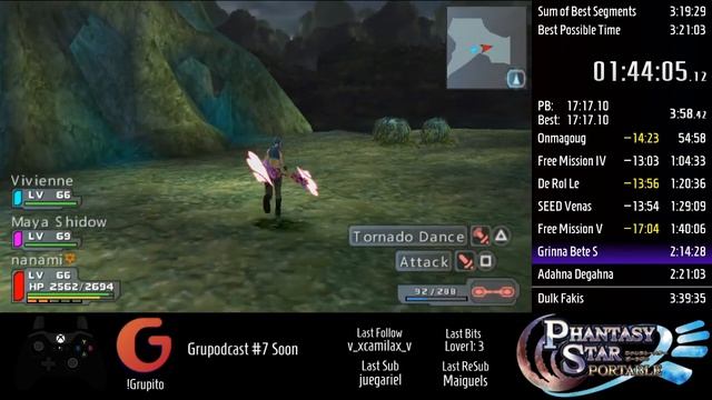 Phantasy Star Portable New Game + WR смотреть онлайн