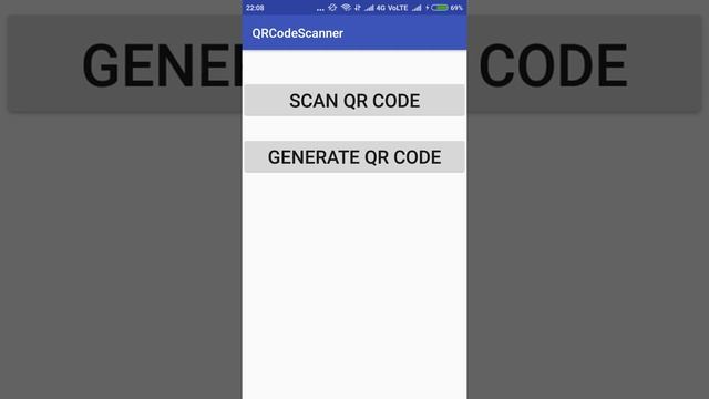 QR CODE Scanner Demo || Android Application Using ZXing Library