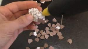 шишка из бумаги