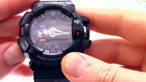 Часы Casio G-SHOCK GBA-400-1A [GBA-400-1AER] - Инструкция, как настроить от PresidentWatches.Ru
