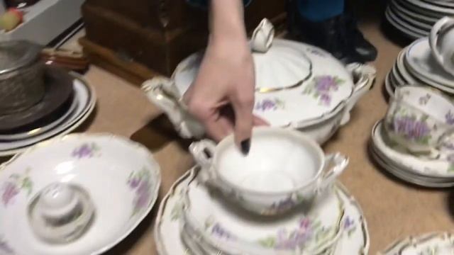 Столовый сервиз Сирень дулево 1959