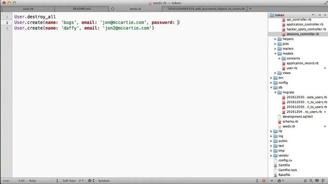 Securing an API - Token Based Authentication in Rails 5 смотреть онлайн