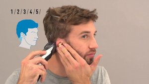 Мужская стрижка машинкой Panasonic ER GC71