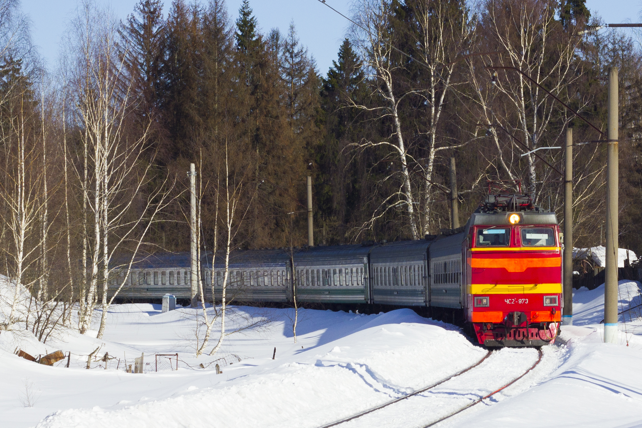 Электровоз ЧС2Т-973