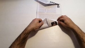 Красивая ПАНАМКА из газеты