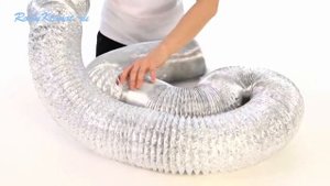 Гибкий воздуховод из металлизированной полиэфирной ленты Aludec DA3 (127-10м)