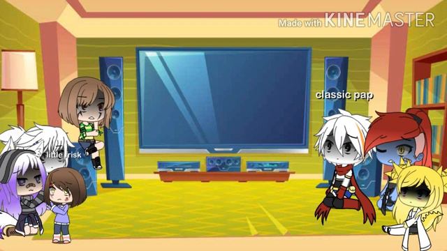 Undertale reacts to frisk au themes смотреть онлайн