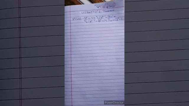 leibnitz's theorem bsc 1 sem
