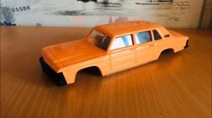 Игрушка времён СССР ГАЗ 14 "Чайка". Обзор и переделка.