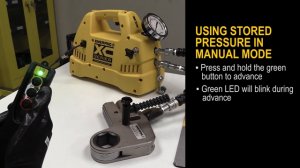 Pendant Operation Overview for the XC-Series Hydraulic Torque Wrench Pump - Enerpac XC-Series