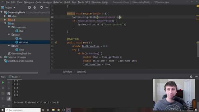 Event Listeners | Coding Geometry Dash in Java #2 смотреть онлайн