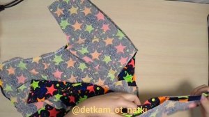 Шьём детский халатик из кулирки