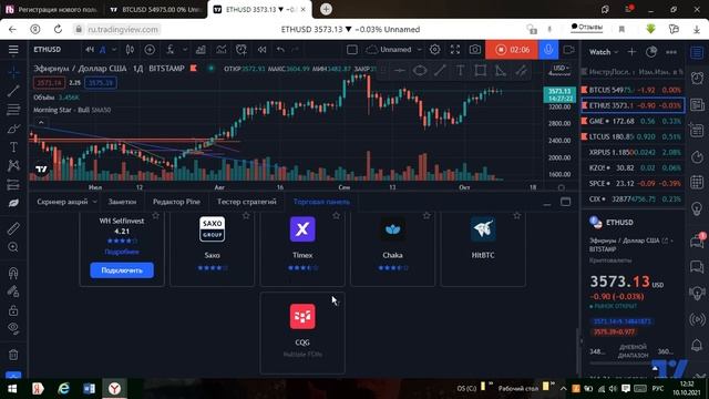 Как подключить своего брокера к TradingView