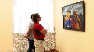 Мадонна глазами Таджикских художников: в Радищевском музее открылась выставка "Дорога домой"