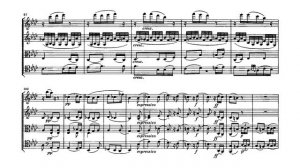 BEETHOVEN String Quartet No. 10 in E-flat major (Op. 74) 'Harp' Score