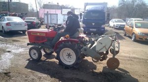Мини трактор Янмар 15 л. с., б/у. Как работает японский минитрактор Yanmar