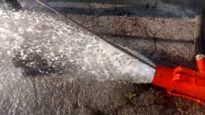 Самодельное устройство для мойки пожарных рукавов.