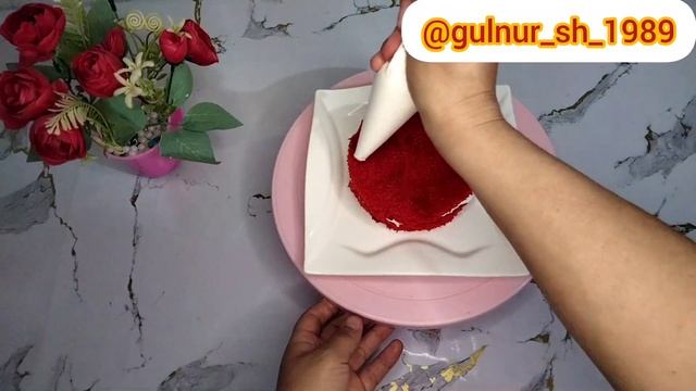Бенто торт. Красный бархат в стиле Бенто торт. Қазақша рецепт. Мини тортик.
