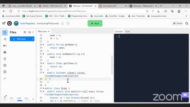 JAVA - Coding with the Instructor (OPPE 2)