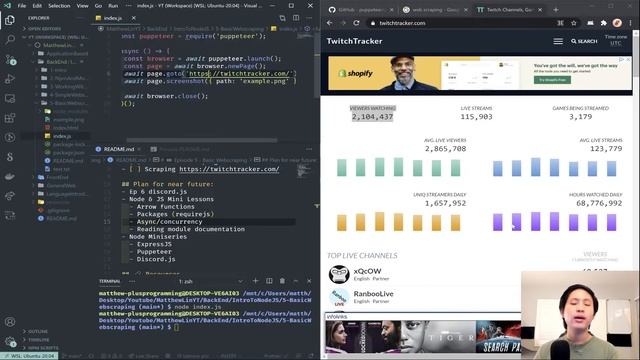 Introduction To NodeJS #5 - Basic Webscraping With Puppeteer