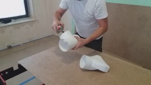 Склеивание ПВХ воздуховода на грунт Body 340 Plastofix