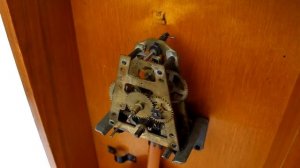 Ход настенных часов Янтарь с маятником ОЧЗ 1959г СССР