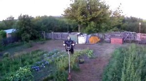 Пугало крик,сьемка с дрона