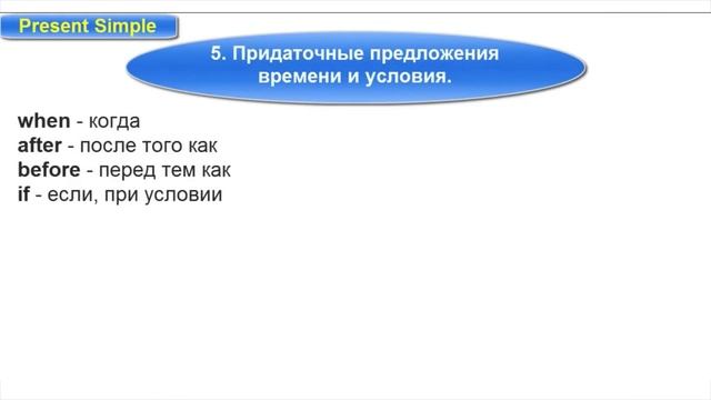 Времена группы SIMPLE: Present - Past - Future смотреть онлайн