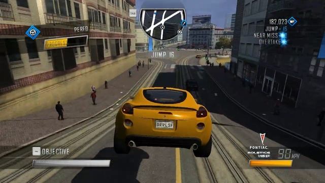 Driver: San Francisco - Survival Mode - STUNT DARE (perform a 30m jump) смотреть онлайн