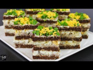 ЗАКУСОЧНЫЙ ТОРТ ИЗ СЕЛЁДКИ!