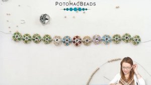 Mother's Garden Bracelet - DIY Jewelry Making Tutorial by PotomacBeads