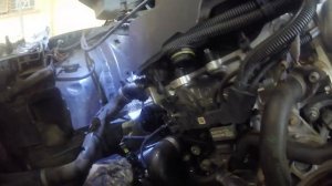 Thermostat replace of a BMW F30 N20 Engine