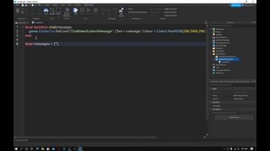 How to make Server Messages in Roblox Studio