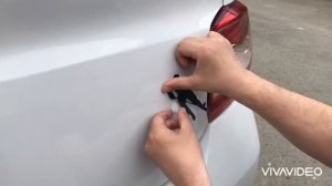 Как наклеить наклейку на авто