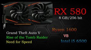 Ryzen 5 1600 VS i5 6500 + Radeon 580 8GB Gigabyte