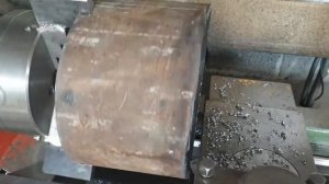 Торцевание трубы большого диаметра