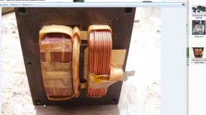 трансформатор для полуавтомата, на броневом магнитопроводе